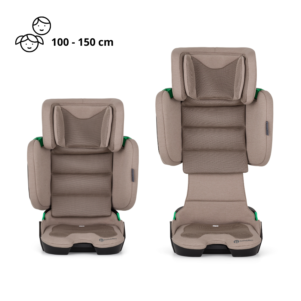 PETITE&MARS Autosedačka Flex Pro i-Size Tan Brown Air 100-150 cm (15-36 kg)