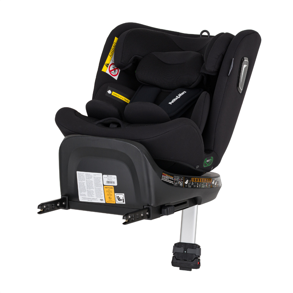 PETITE&MARS Autosedačka Twistguard Pro i-Size Coal Black Air 40-150 cm(0-36 kg)
