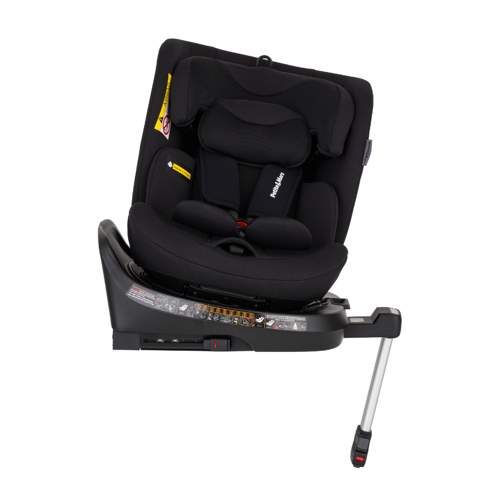 PETITE&MARS Autosedačka Twistguard Pro i-Size Coal Black Air 40-150 cm(0-36 kg)