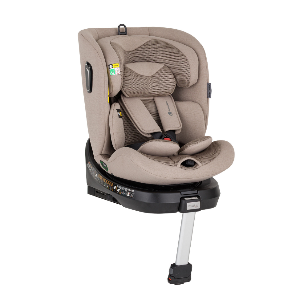 PETITE&MARS Autosedačka Twistguard Pro i-Size Tan Brown Air 40-150 cm(0-36 kg)