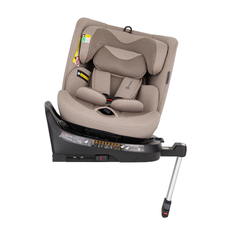 PETITE&MARS Autosedačka Twistguard Pro i-Size Tan Brown Air 40-150 cm(0-36 kg)