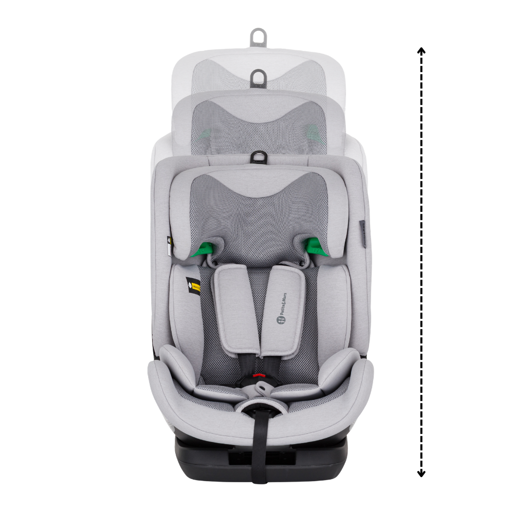 PETITE&MARS Autosedačka Prime Pro i-Size Gentle Grey Air 76-150 cm (9-36 kg)