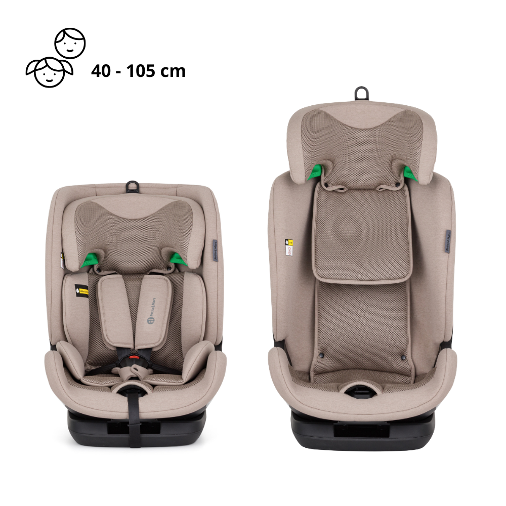 PETITE&MARS Autosedačka Prime Pro i-Size Tan Brown Air 76-150 cm (9-36 kg)