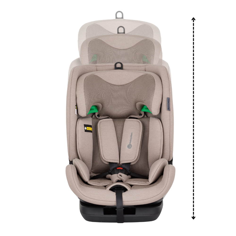 PETITE&MARS Autosedačka Prime Pro i-Size Tan Brown Air 76-150 cm (9-36 kg)