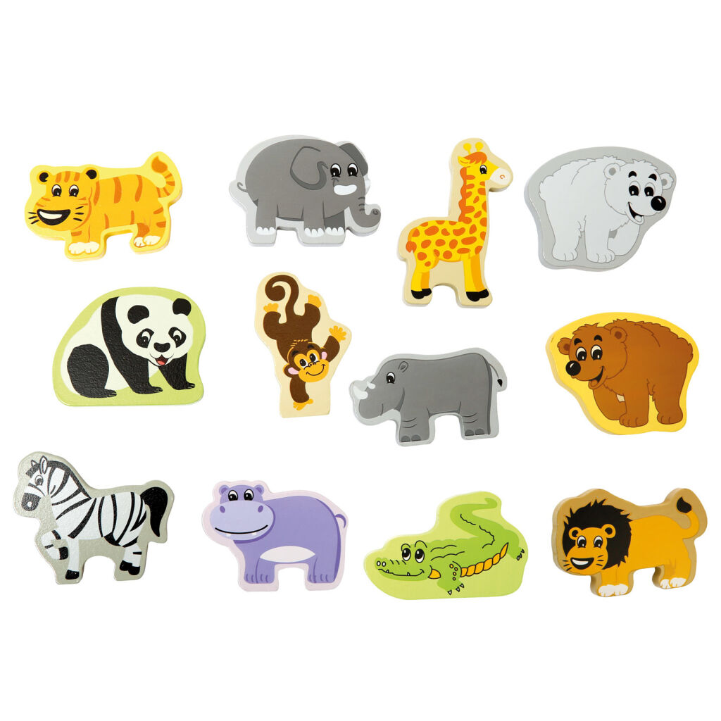 BINO Cestovný kufrík so zvieratkami ZOO