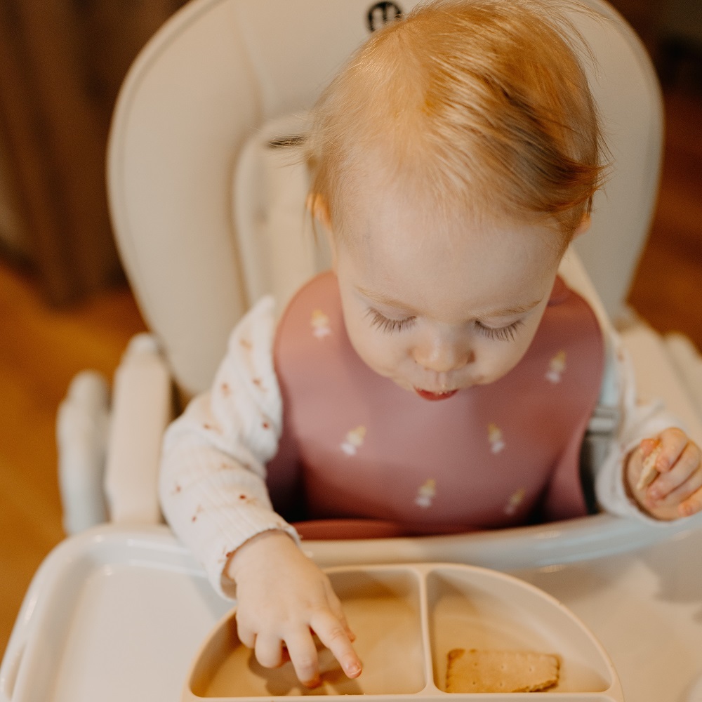 PETITE&MARS Bryndák silikonový Sam Take&Match Green Dinos 6m+