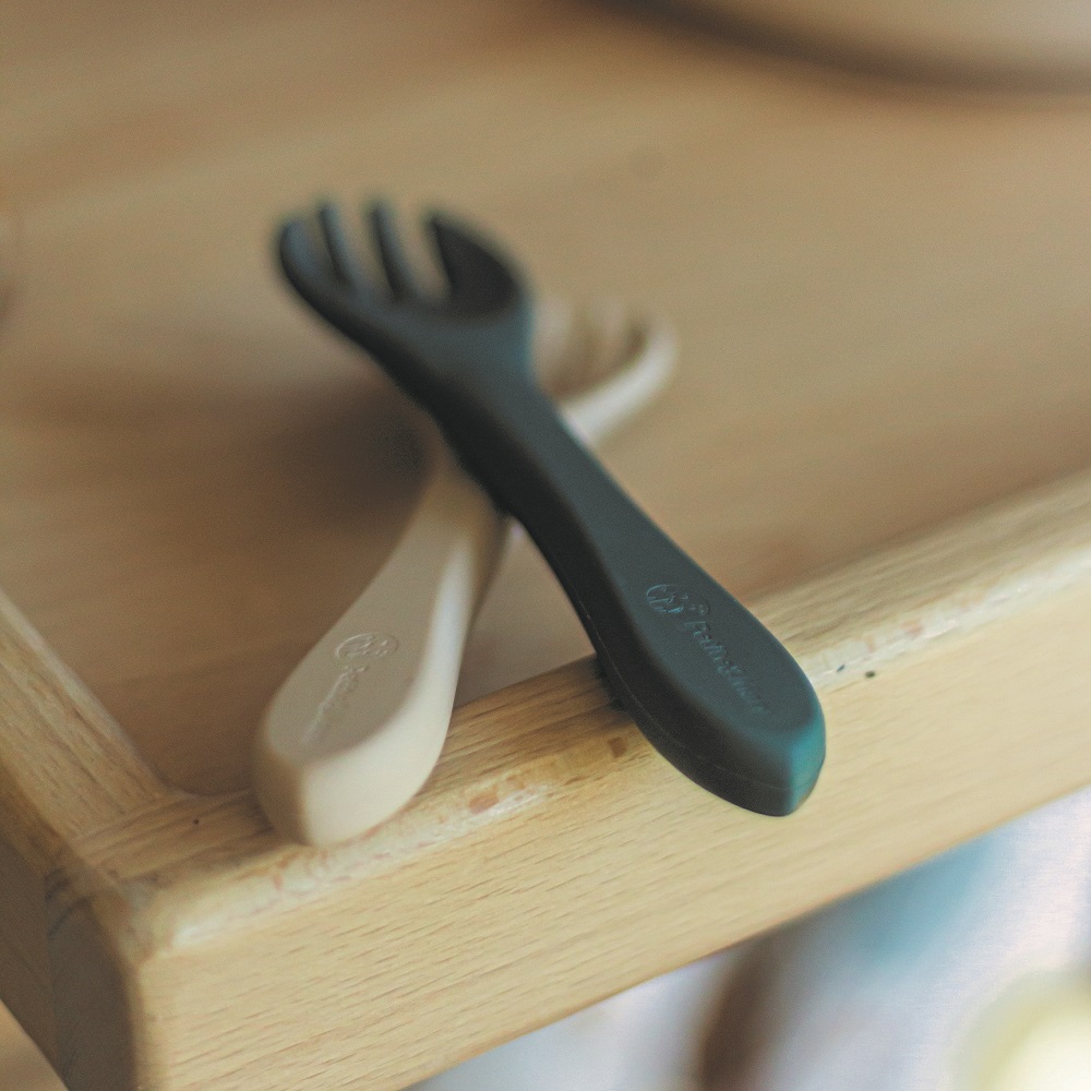 PETITE&MARS Příbor silikonový TAKE&MATCH Desert Sand 6m+