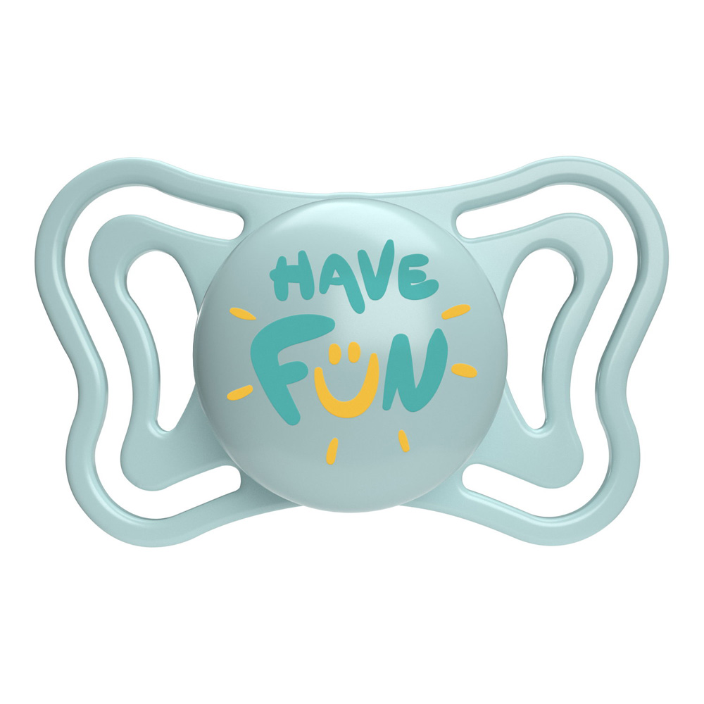 CHICCO Cumlík Physio Light silikónový chlapec 6-16m, 2 ks