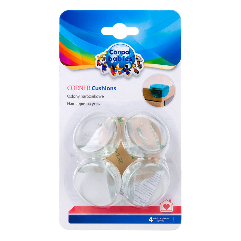 CANPOL BABIES Ochrana rohov 4 ks – biela