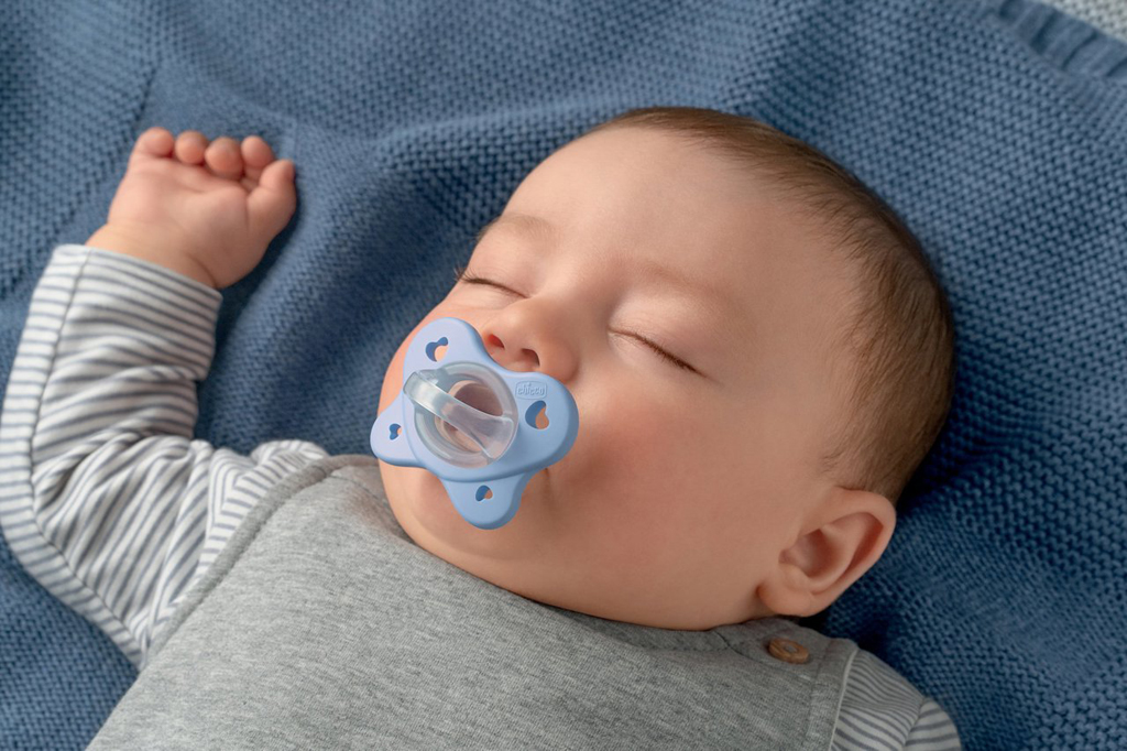 CHICCO Cumlík PhysioForma® Dual Soft modrý 0-2m, 1 ks