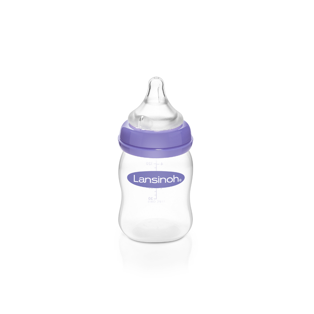 LANSINOH Fľaša dojčenská s NaturalWaveTM cumľom (M) 240 ml