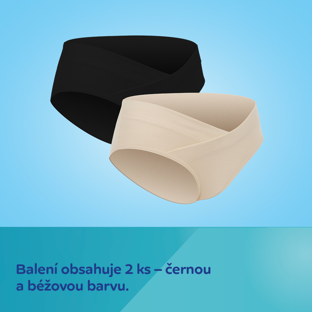 CANPOL BABIES Nohavičky tehotenské s nízkym pásom MumFIT XL 2ks