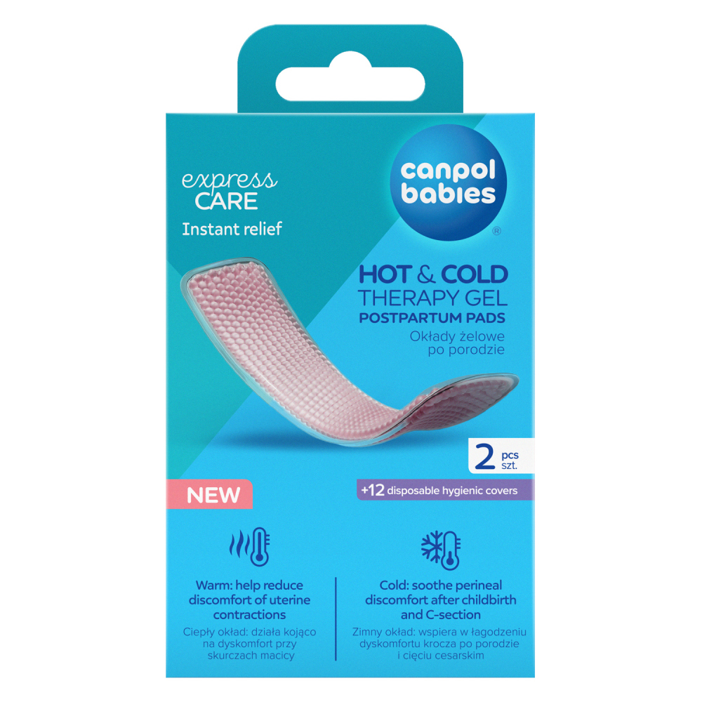 CANPOL BABIES Vložky popôrodné gélové Hot&Cold 2ks