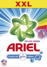ARIEL Touch of Lenor 5,25 kg (70 pranie) – prací prášok