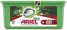 ARIEL Ultra OXI All in 1 (25 ks) – gélové pracie kapsuly