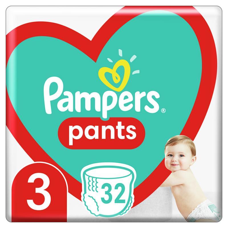 PAMPERS Pants plienkové nohavičky veľ. 3, 32 ks, 6-11 kg,  V002373