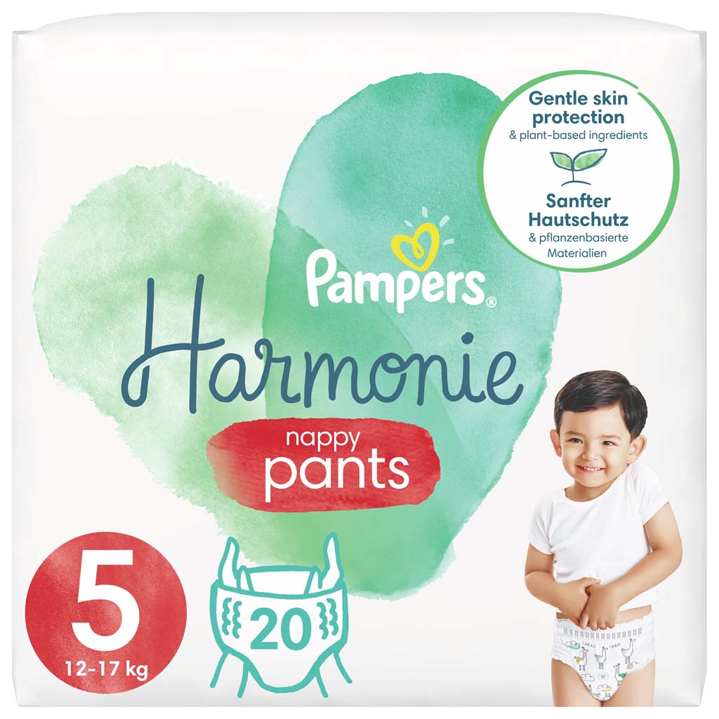 PAMPERS Harmonie Pants Nohavičky plienkové jednorazové 5 (12-17 kg) 20 ks