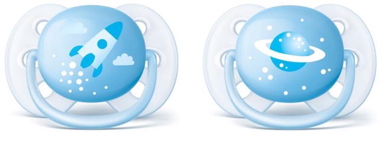 Avent cumlík Ultrasoft obrázok 0-6 m 2 ks chlapec