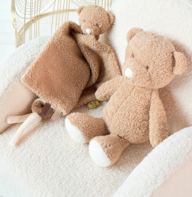 NATTOU Hračka plyšová Teddy medvedík 30 cm, 0m+