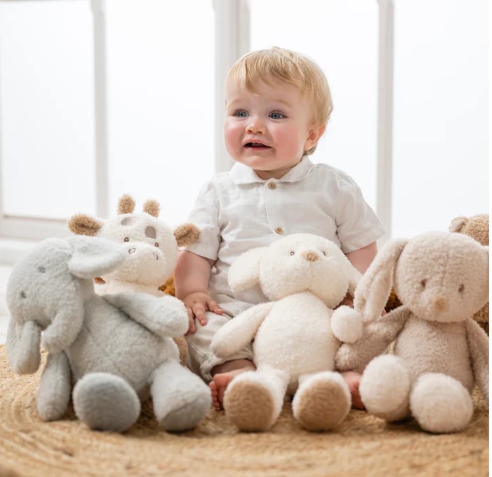 NATTOU Hračka plyšová Teddy sloník 30 cm, 0m+