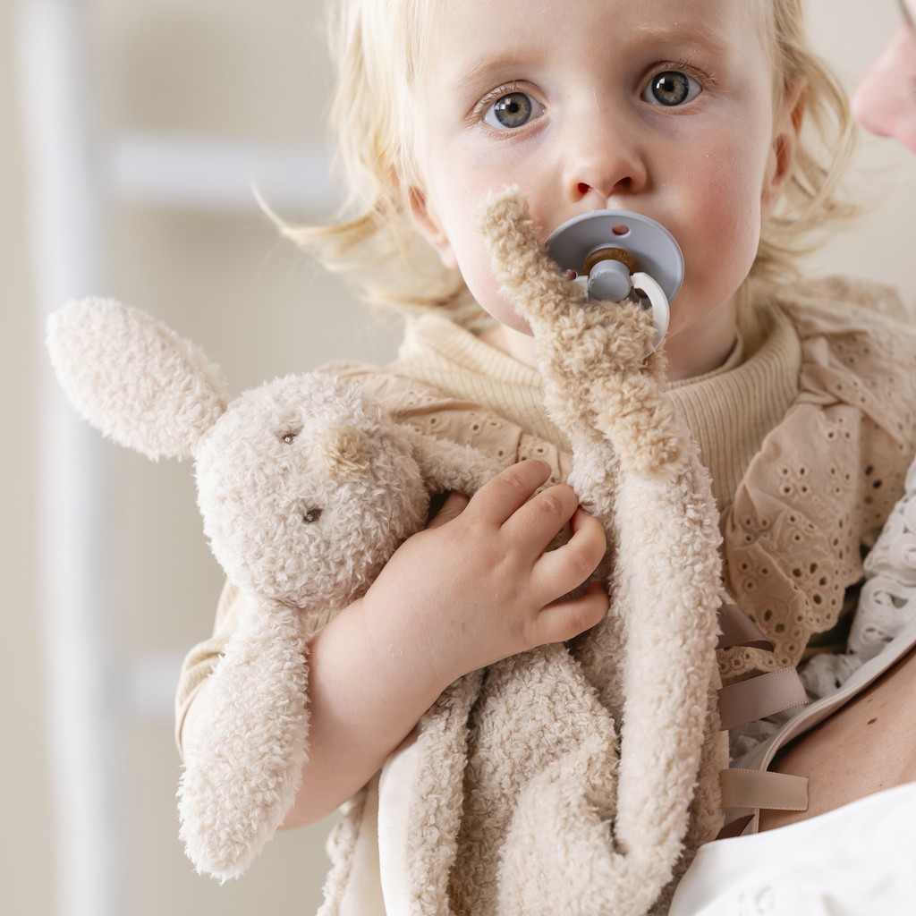 NATTOU Maznáčik plyšový maxi Teddy zajačik 28 x 28 cm, 0m+
