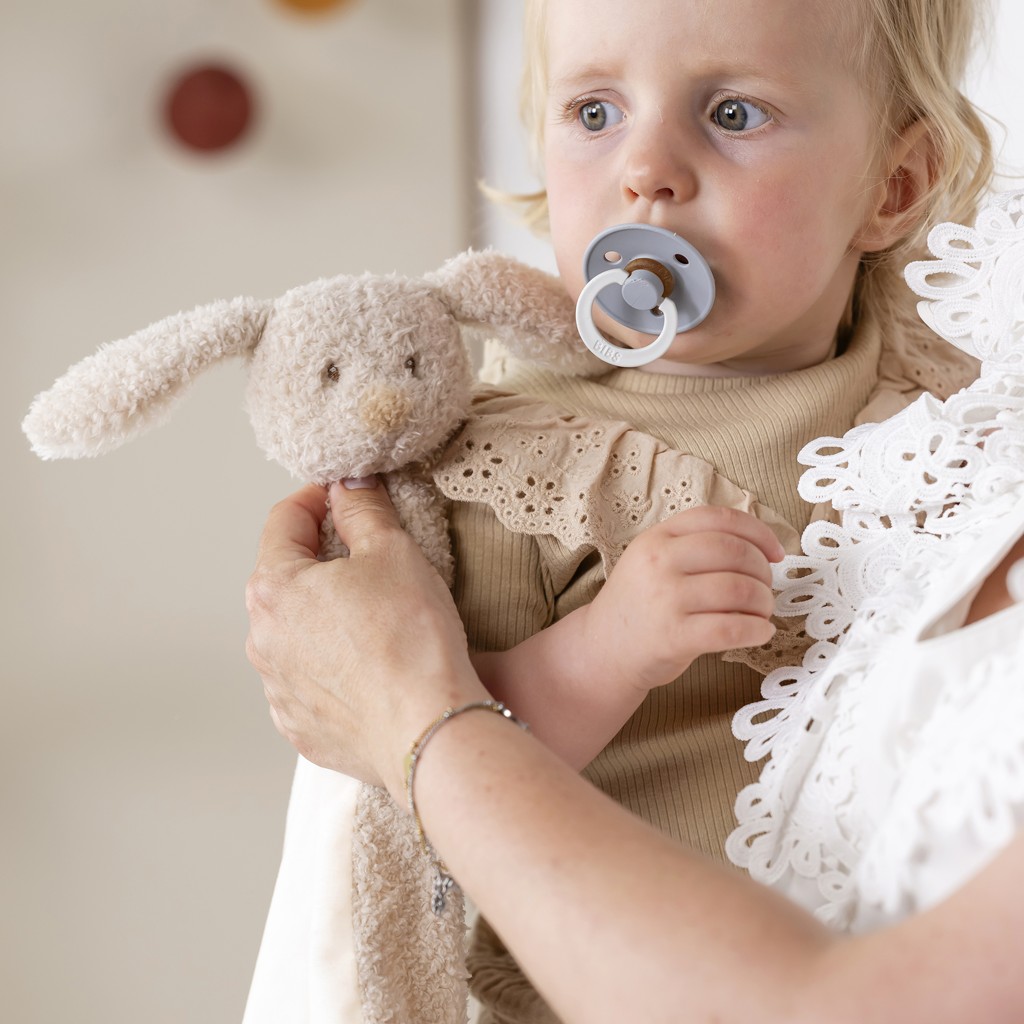 NATTOU Maznáčik plyšový maxi Teddy zajačik 28 x 28 cm, 0m+