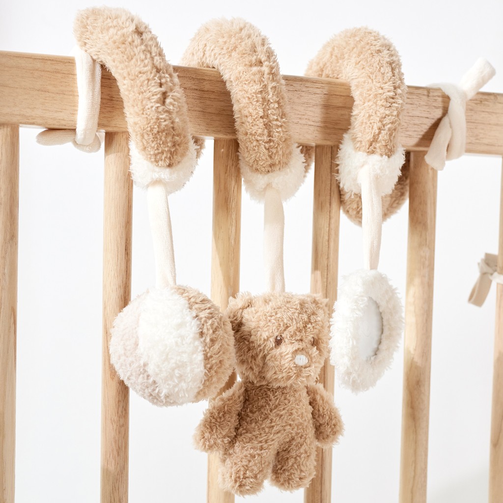 NATTOU Hračka špirála Teddy medvedík 20 cm, 0m+