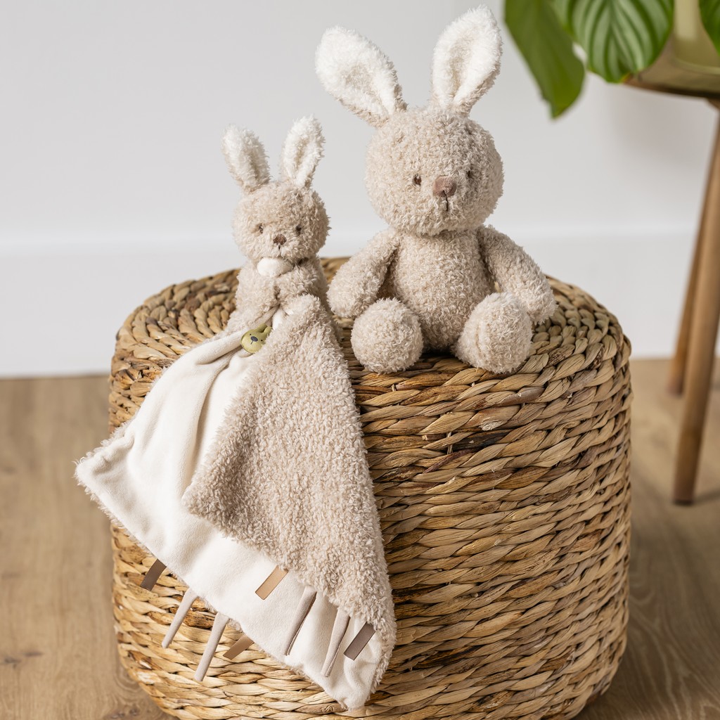 NATTOU Hračka plyšová Teddy zajačik 24 cm, 0m+