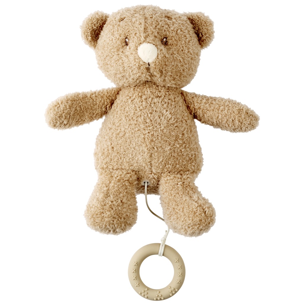 NATTOU Hračka plyšová hudobná Teddy medvedík 24 cm, 0m+