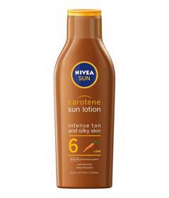 NIVEA Sun Mlieko na opaľovanie s Karoténom OF6