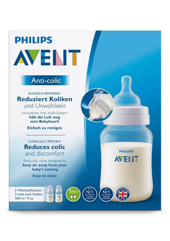 Philips AVENT Fľaša 260 ml Antikolik 2 ks