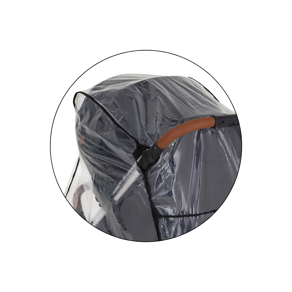 PETITE&MARS Rainy Large pláštenka na priestranný športový kočík
