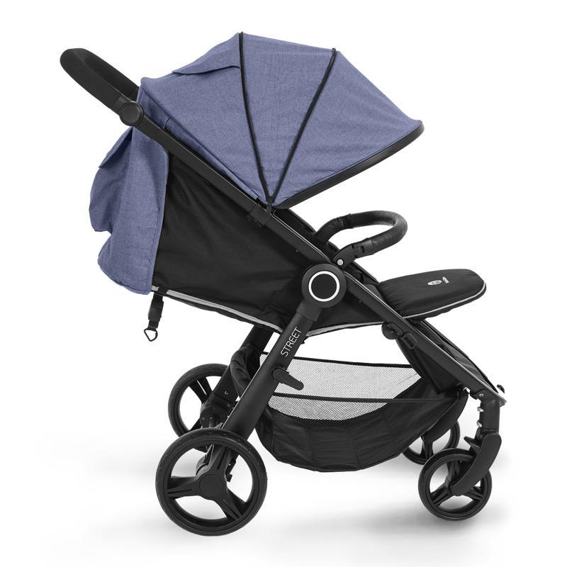 PETITE&MARS Strieška + polstrovanie Street - Blue Melange