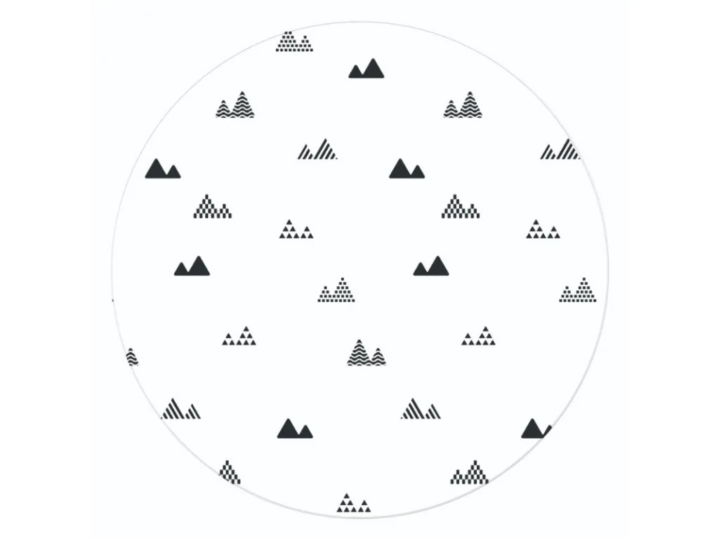 LALALU Podložka na hranie okrúhlaLittle Mountain priemer 120 cm