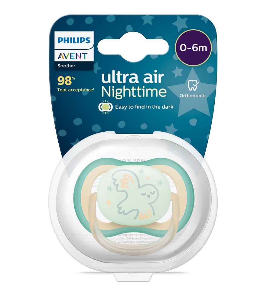 Philips AVENT Cumlík Ultra air nočný 0-6m neutral 1ks