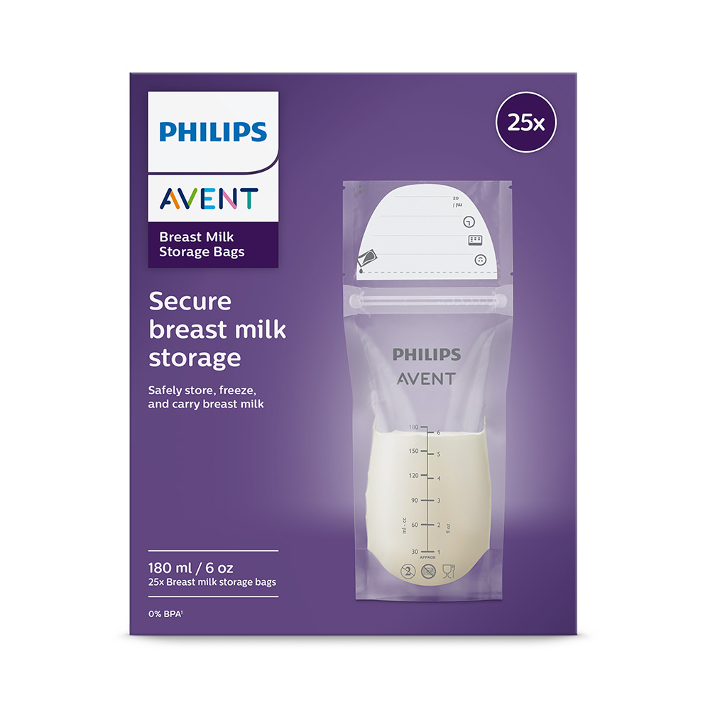 Philips AVENT Sáčky na materské mlieko 180 ml 25 ks