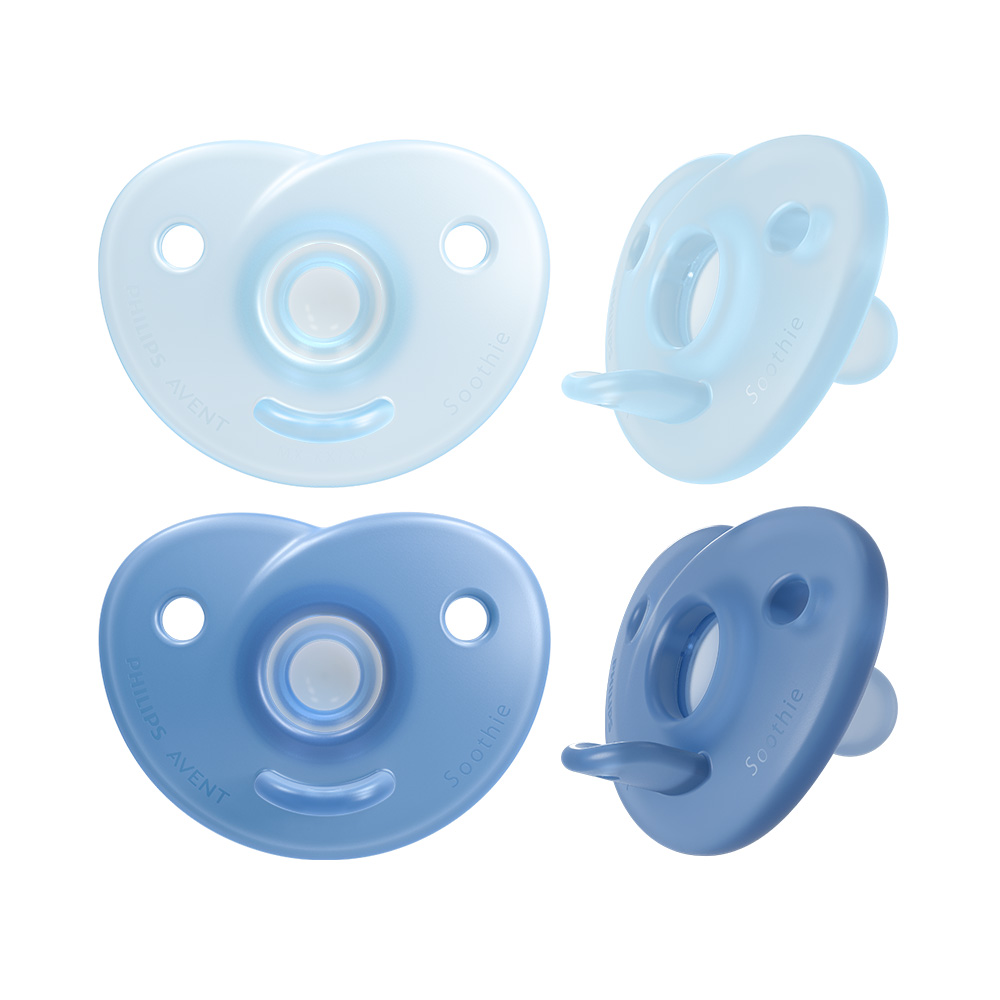 Philips AVENT Šidítko Soothie 0-6m chlapec, 2 ks