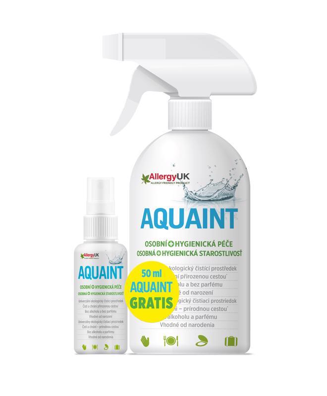 Aquaint 100% ekologická čistiaca voda 500ml+50ml gratis
