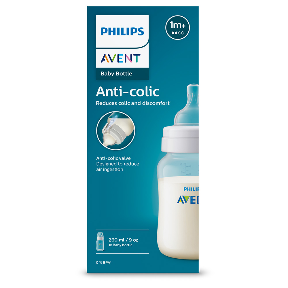 Philips AVENT Fľaša Anti-colic 260ml 1m+