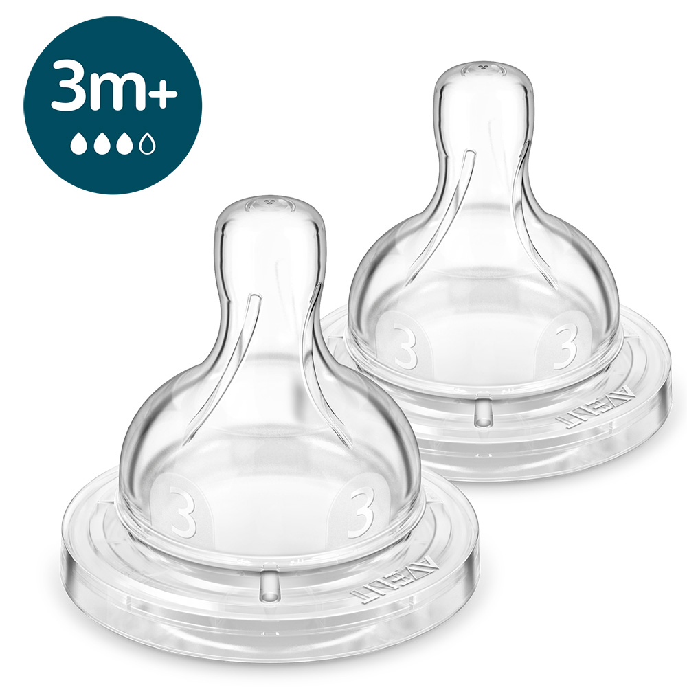 Philips AVENT Cumlík Anti-colic stredný prietok 3m+ 2 ks