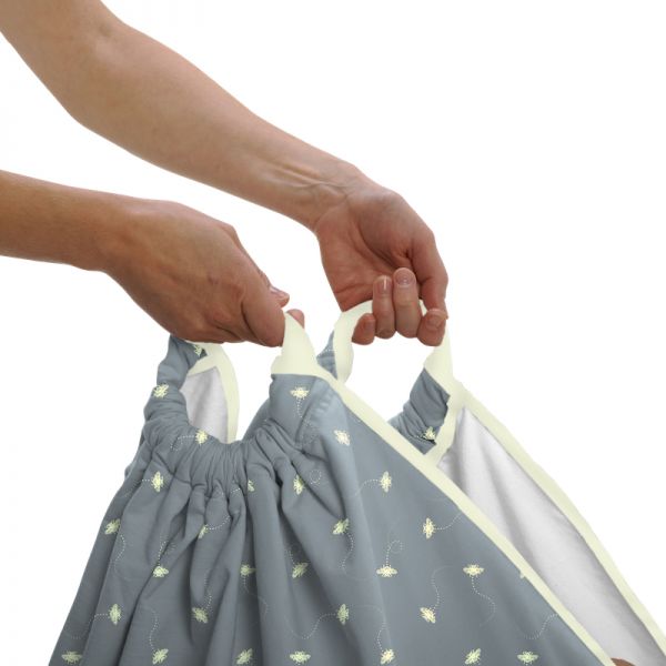 SNUGGLEBUNDL Deka do autosedačky Čmeliaky (BIObavlna)