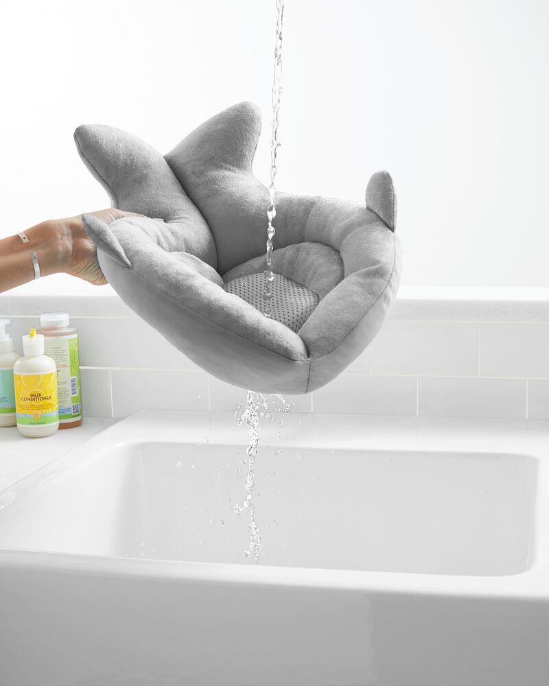 SKIP HOP Podložka do kúpeľa froté Moby Grey 0-6m