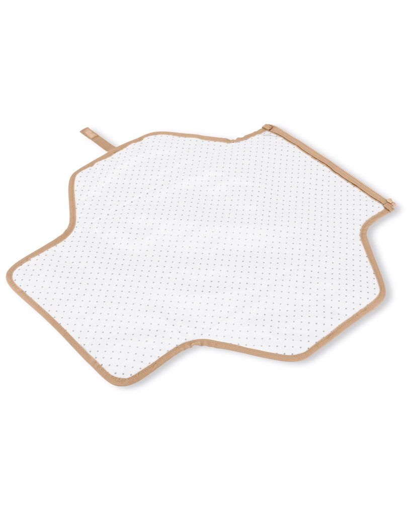 SKIP HOP Podložka přebalovací cestovní 2v1 Pronto Beige swirl dot