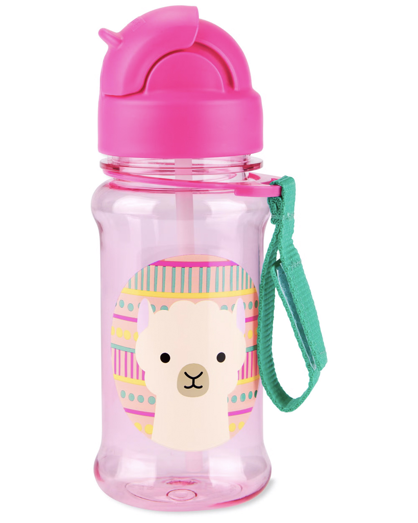 SKIP HOP Zoo tritan Láhev s brčkem 355ml Llama 12m+