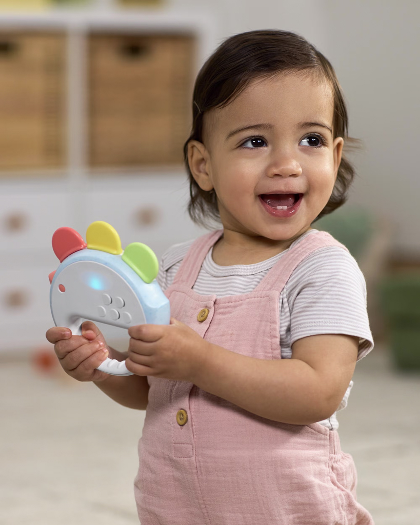 SKIP HOP Tamburína hudobná Feelin´clucky 3v1, 9m+