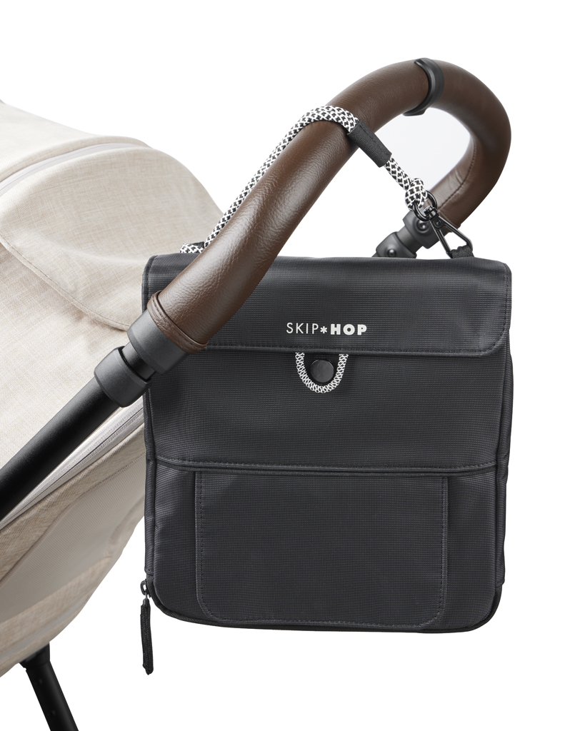 SKIP HOP Podložka prebaľovacia cestovná Clean Slate Black