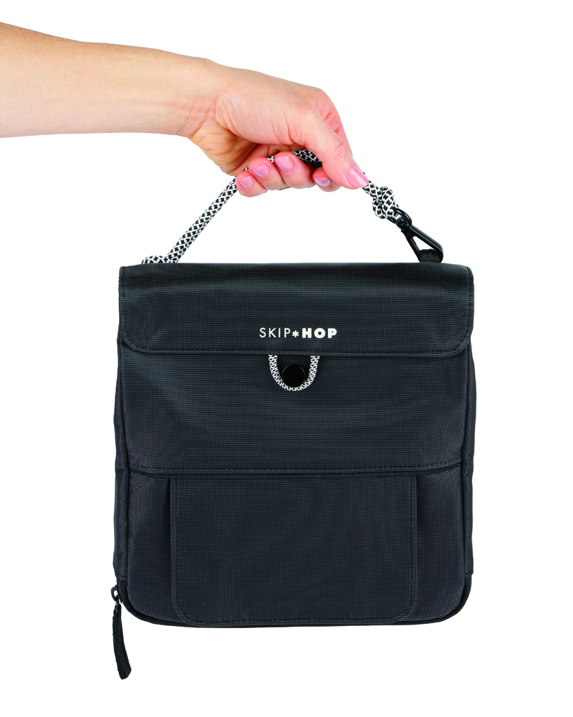 SKIP HOP Podložka prebaľovacia cestovná Clean Slate Black