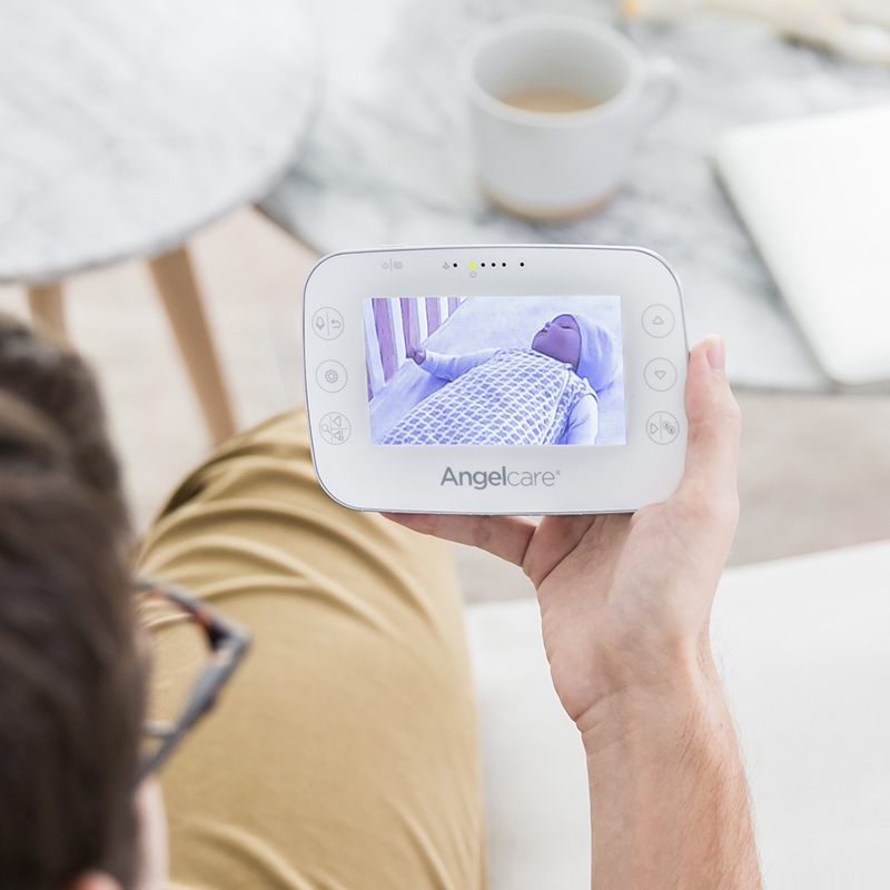 ANGELCARE AC327 Monitor pohybu dychu a video pestúnka
