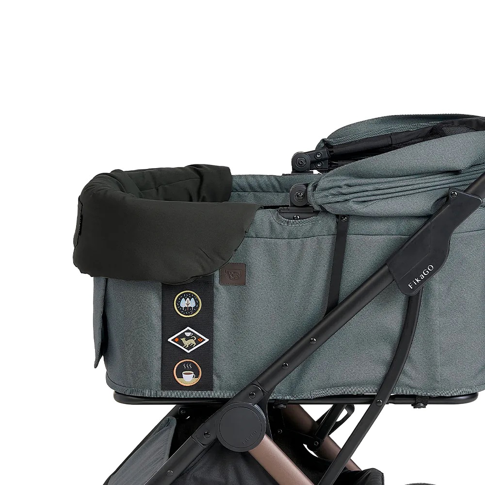 FIKAGO Podložka ochranná do kočíku Black