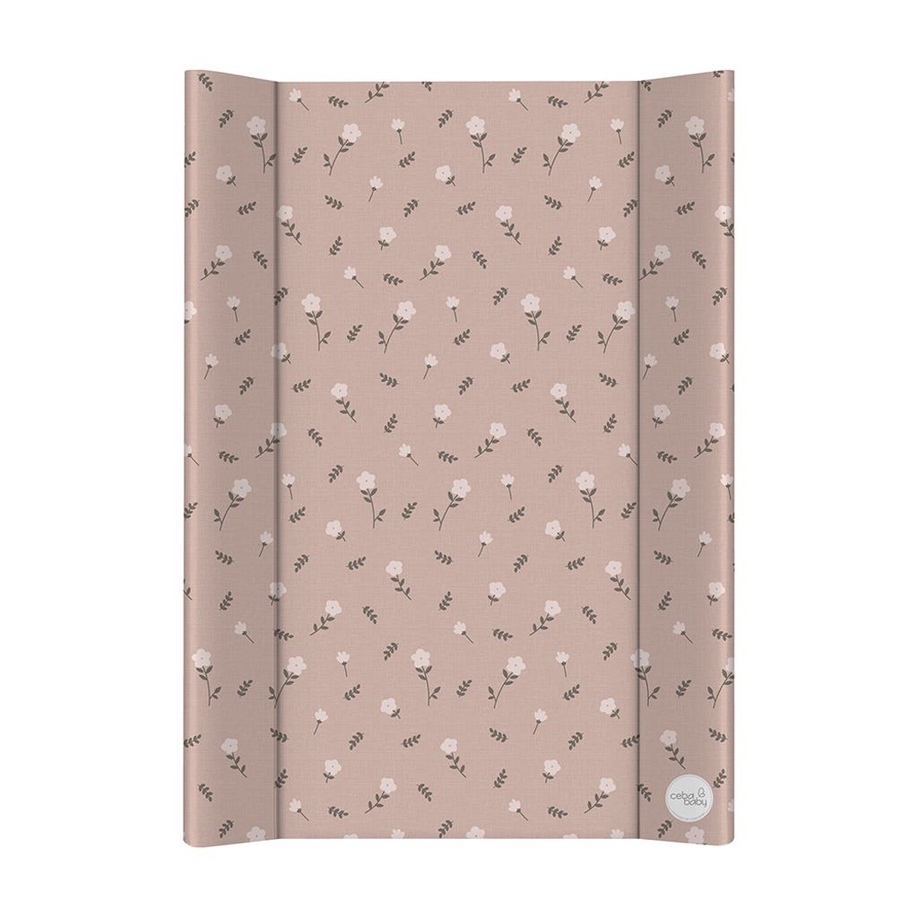CEBA BABY Podložka prebaľovacia 2-hranná mäkká (50x70) Basic Petite Blossoms